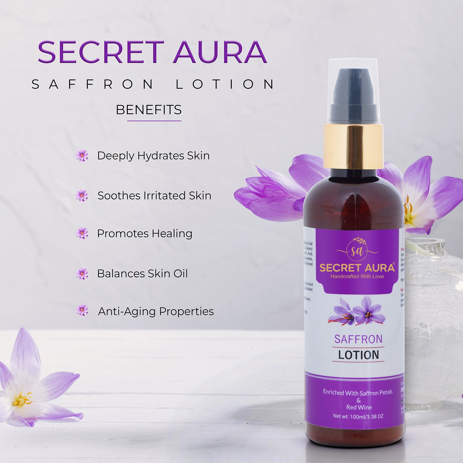 Saffron lotion - 100ml Saffron lotion - 100ml