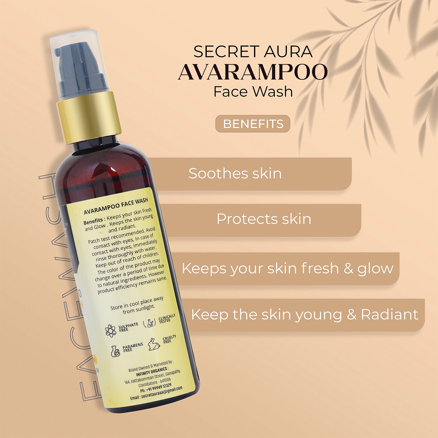 Avarampoo Facewash - 100ml Avarampoo Facewash - 100ml