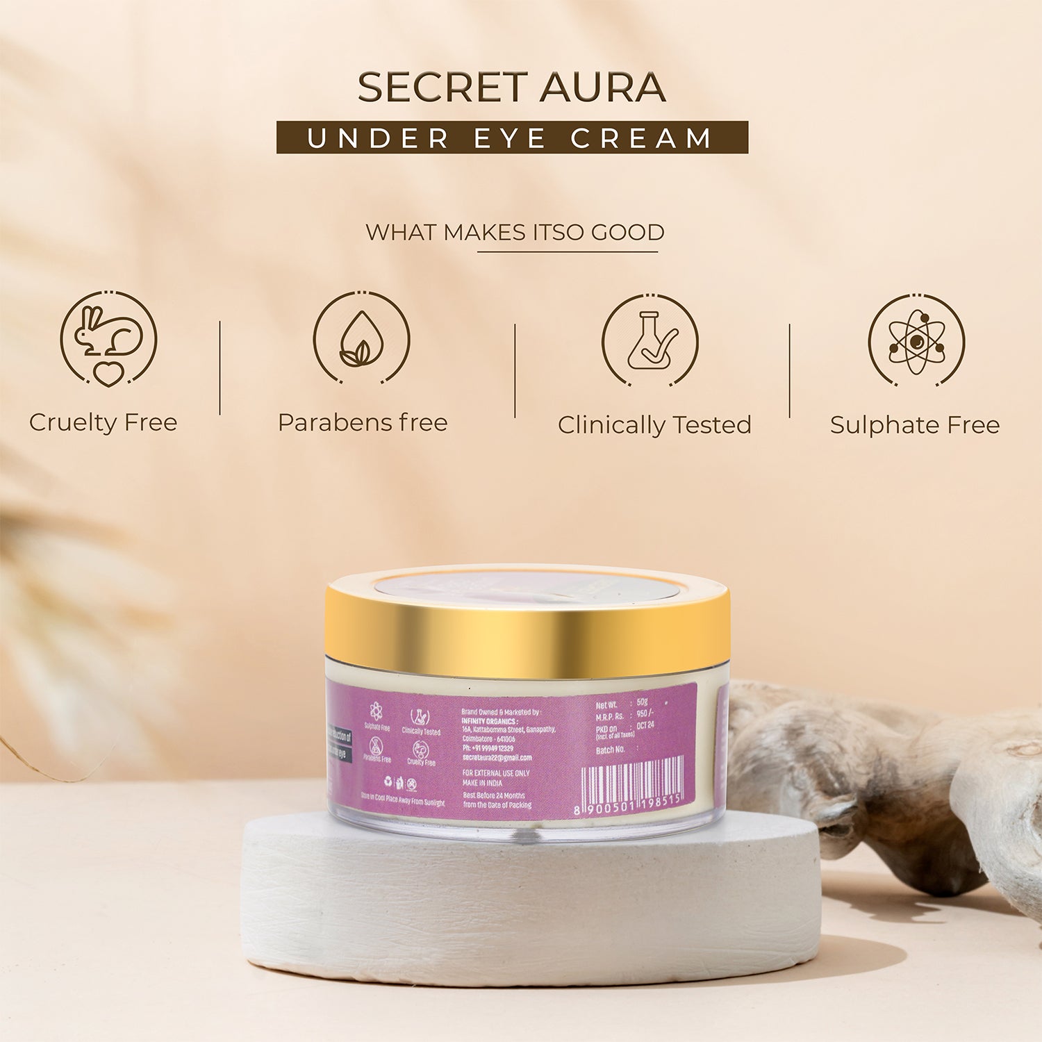 Under Eye Cream - 50g Under Eye Cream - 50g