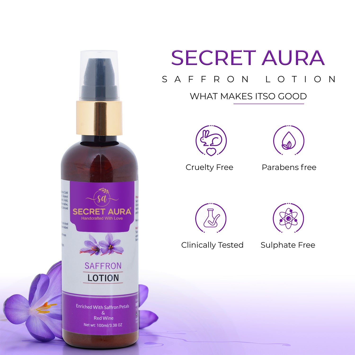 Saffron lotion - 100ml Saffron lotion - 100ml