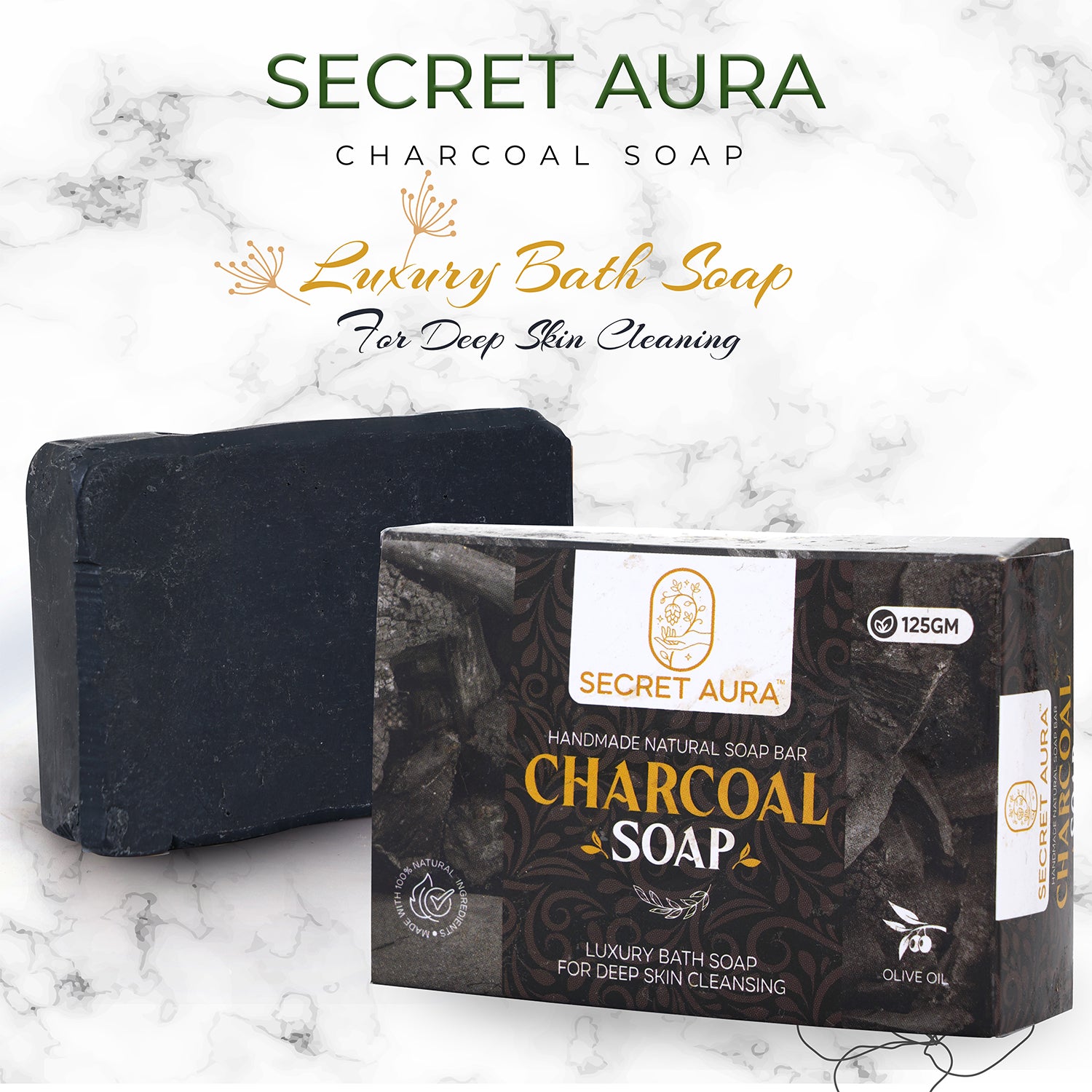 Charcoal Soap - 125gm