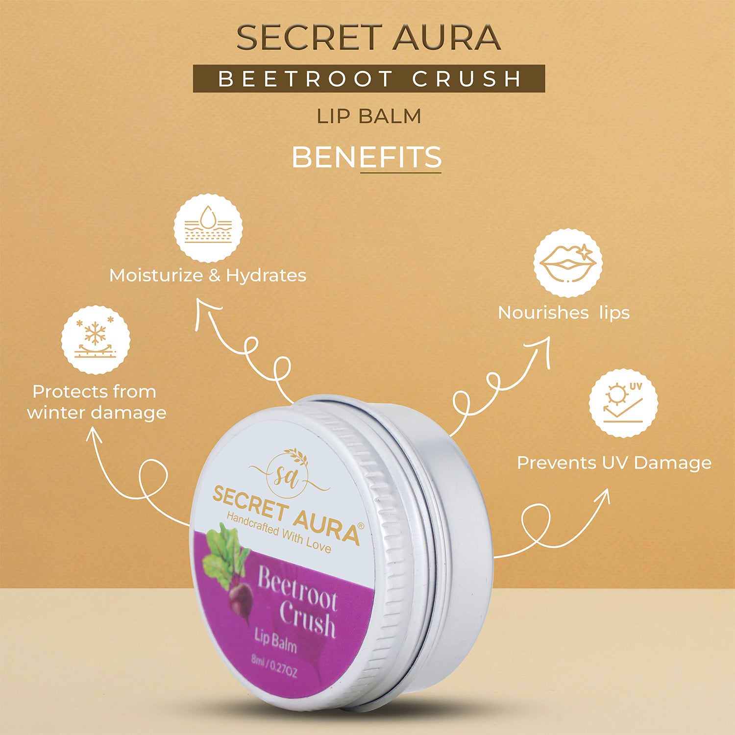 Beetroot Lip Balm