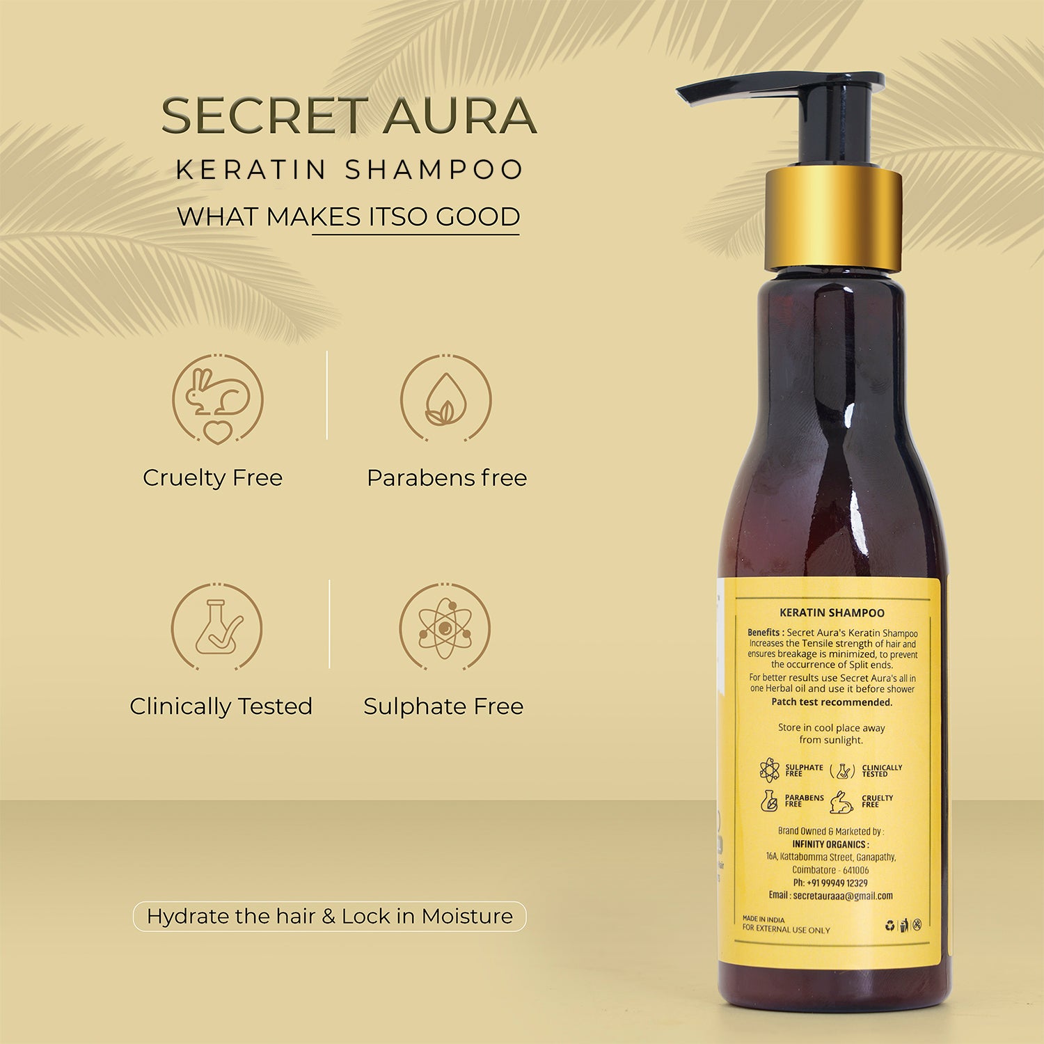 KERATIN SHAMPOO - 100 ml