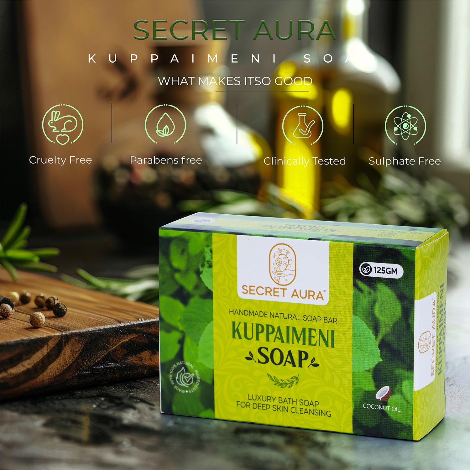 Kuppaimeni Soap - 125gm