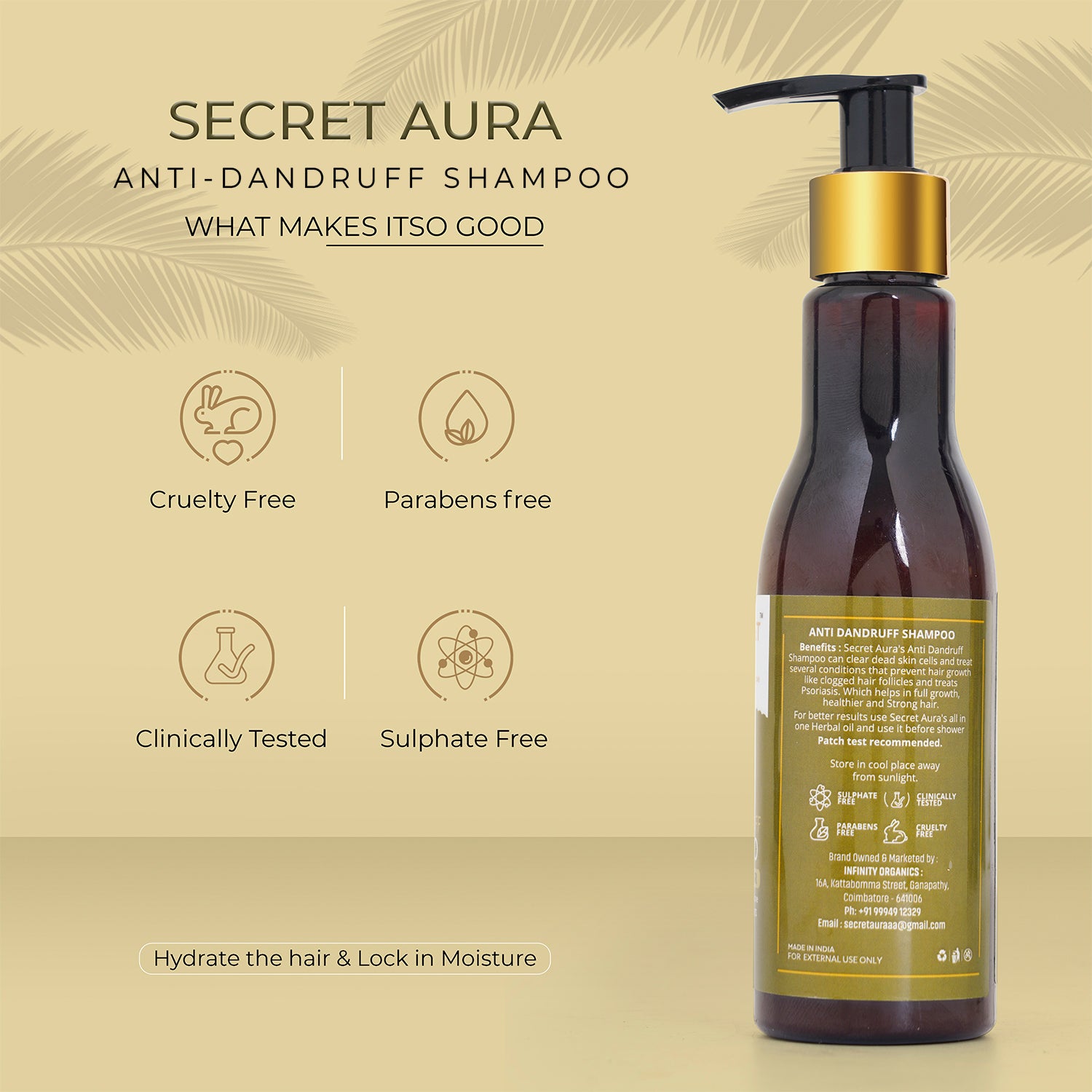 ANTI DANDRUFF SHAMPOO - 200ml