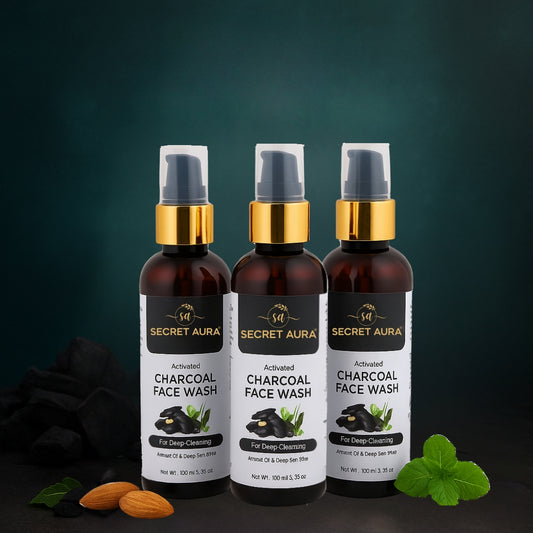 Charcoal Face Wash – 3-Pack Bundle