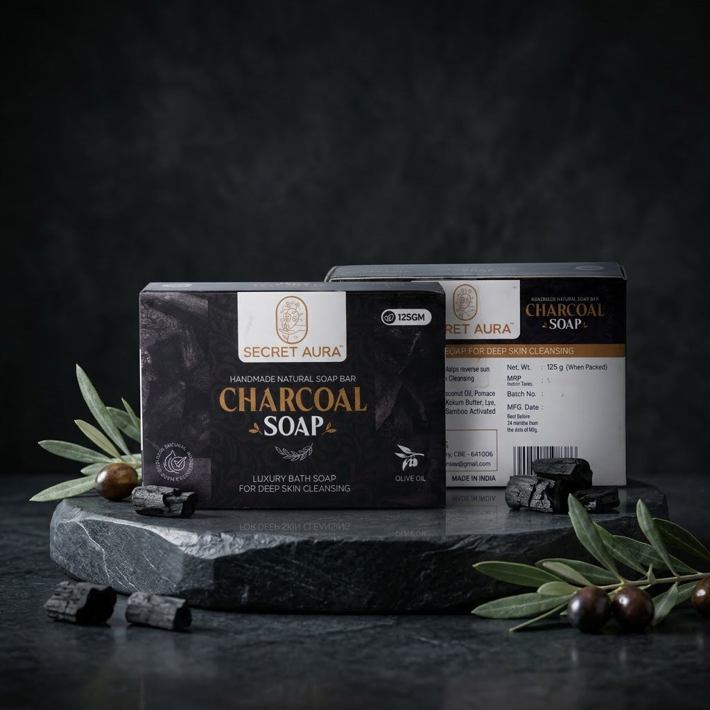 Charcoal Soap 125g x 3 - Pack of 3