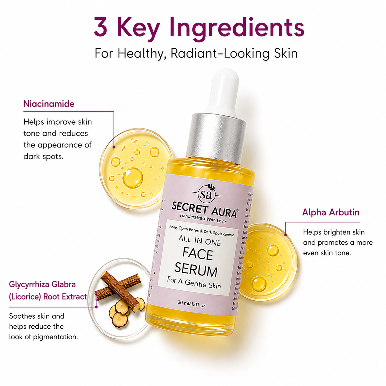 All In One Face Serum - 30ml