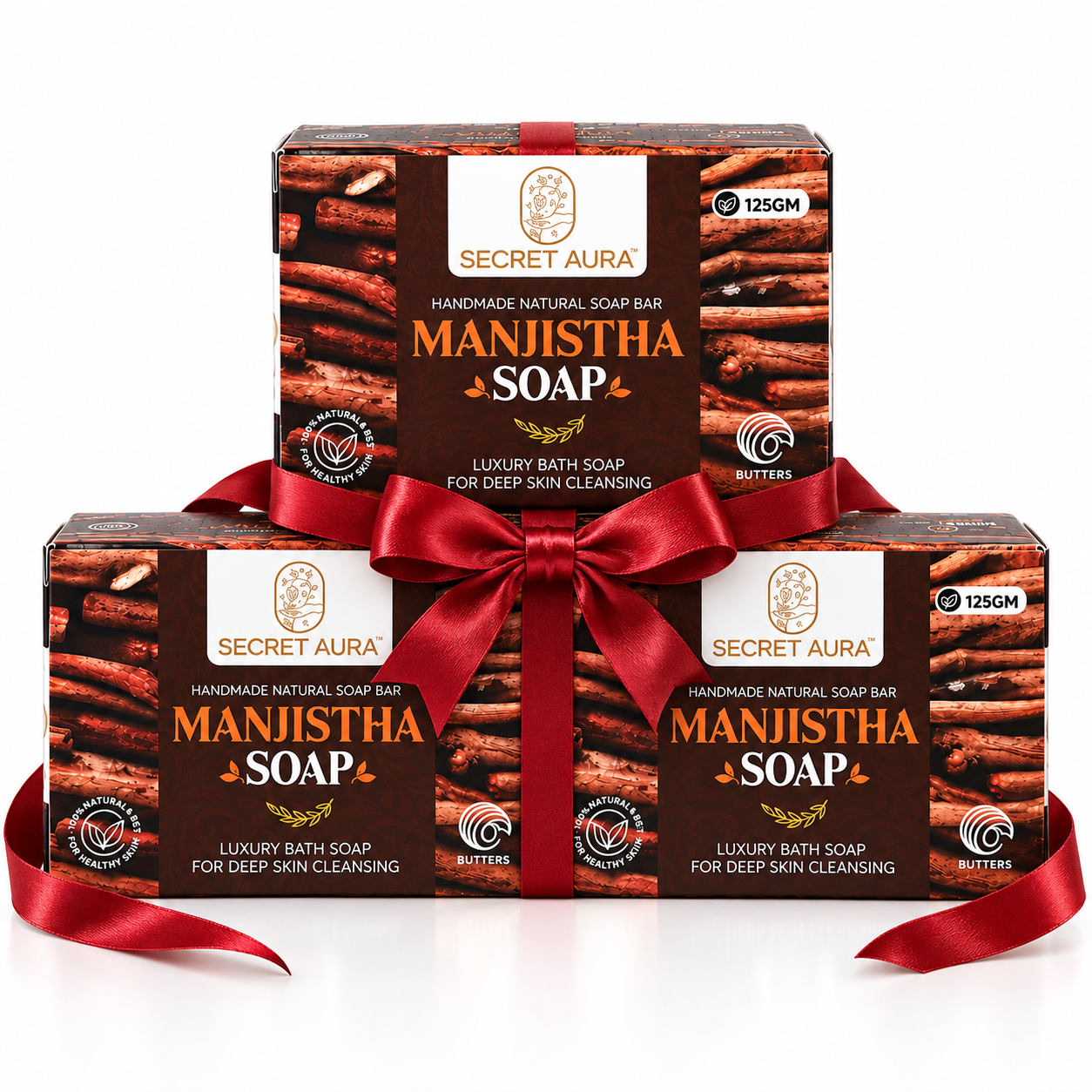 Manjistha Soap 125g x 3  - Pack of 3