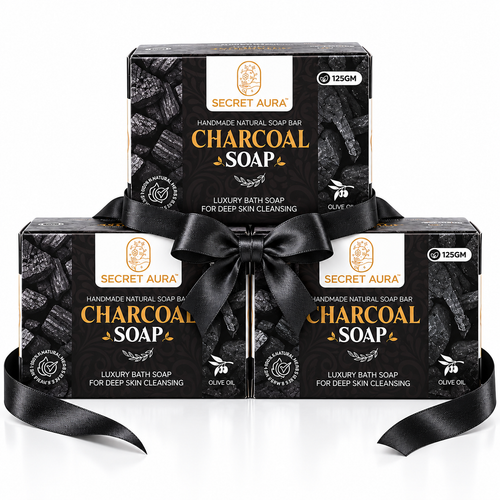 Charcoal Soap 125g x 3 - Pack of 3