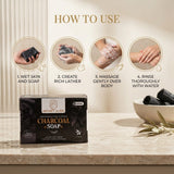 Charcoal Soap 125g x 3 - Pack of 3