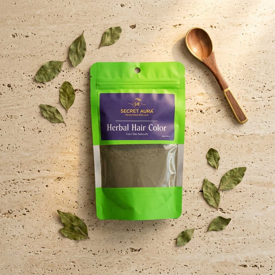 Herbal Hair Color Powder - 100g | Chemical-Free Herbal Hair Color