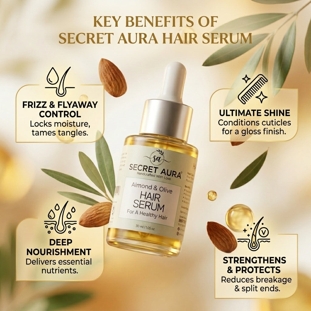 Almond & Olive Hair Serum - 30ml