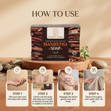 Manjistha Soap 125g x 3  - Pack of 3