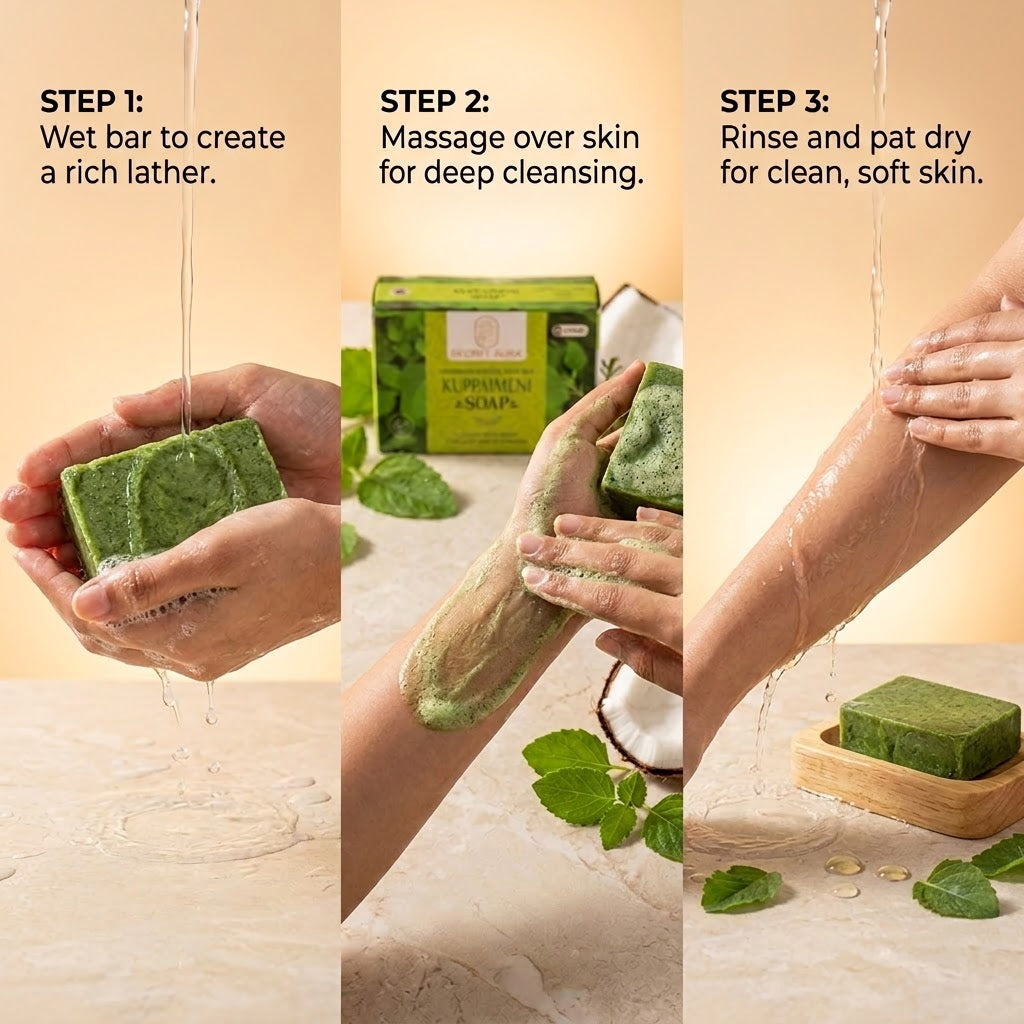 Kuppaimeni Soap 125g x 3 - Pack of 3
