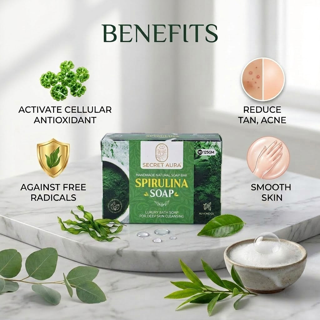 Spirulina Soap 125g x3 -  Pack of 3
